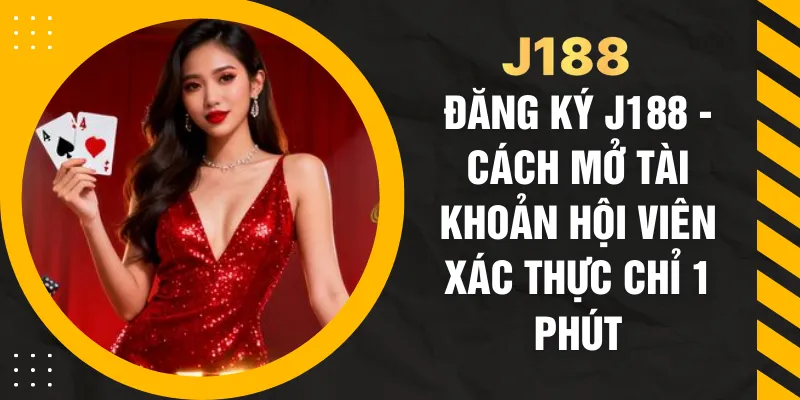 Đăng Ký J188 - Cách Mở Tài Khoản Hội Viên Xác Thực Chỉ 1 Phút