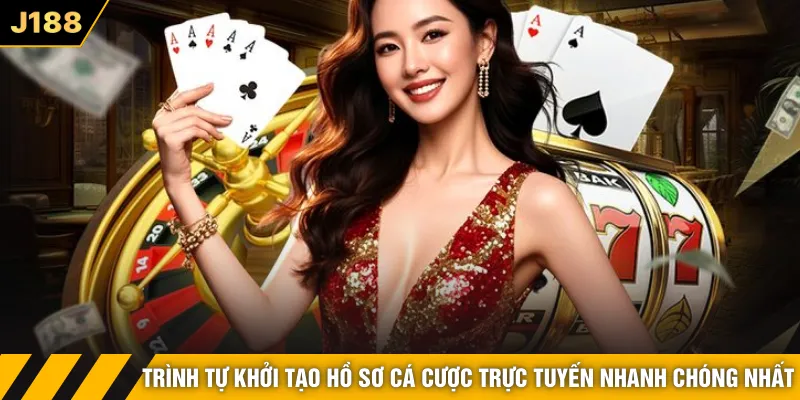 Trình tự khởi tạo hồ sơ cá cược trực tuyến nhanh chóng nhất